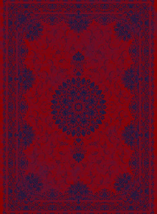 فرش 700 شانه میکروفلامنت برجسته کد 75056