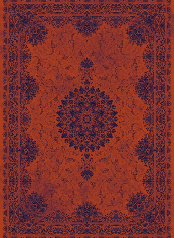 فرش 700 شانه میکروفلامنت برجسته کد 2-75056