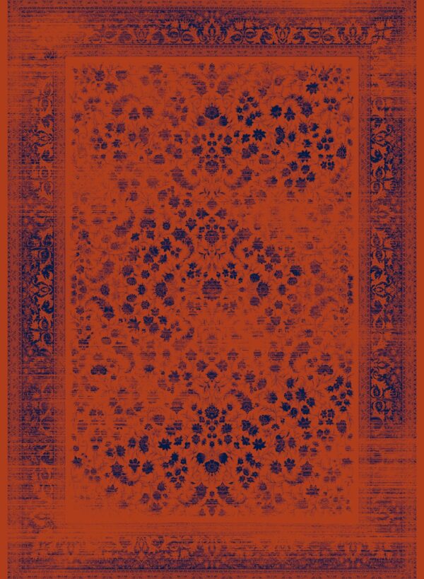 فرش 700 شانه میکروفلامنت برجسته کد 2-75057