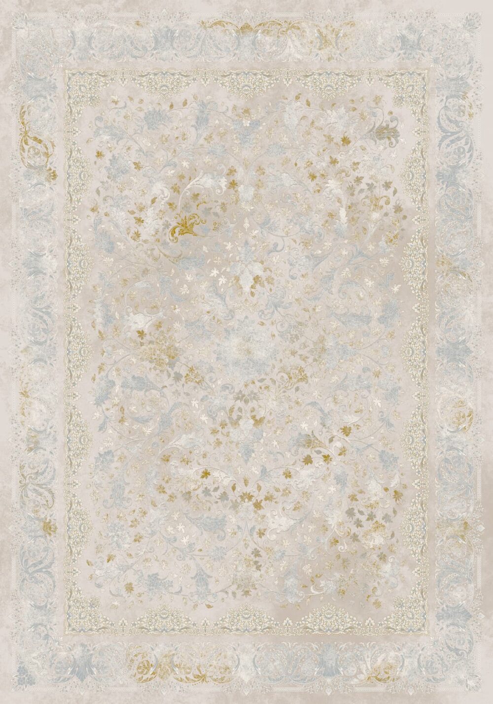 فرش 700 شانه میکروفلامنت برجسته کد 2-75059