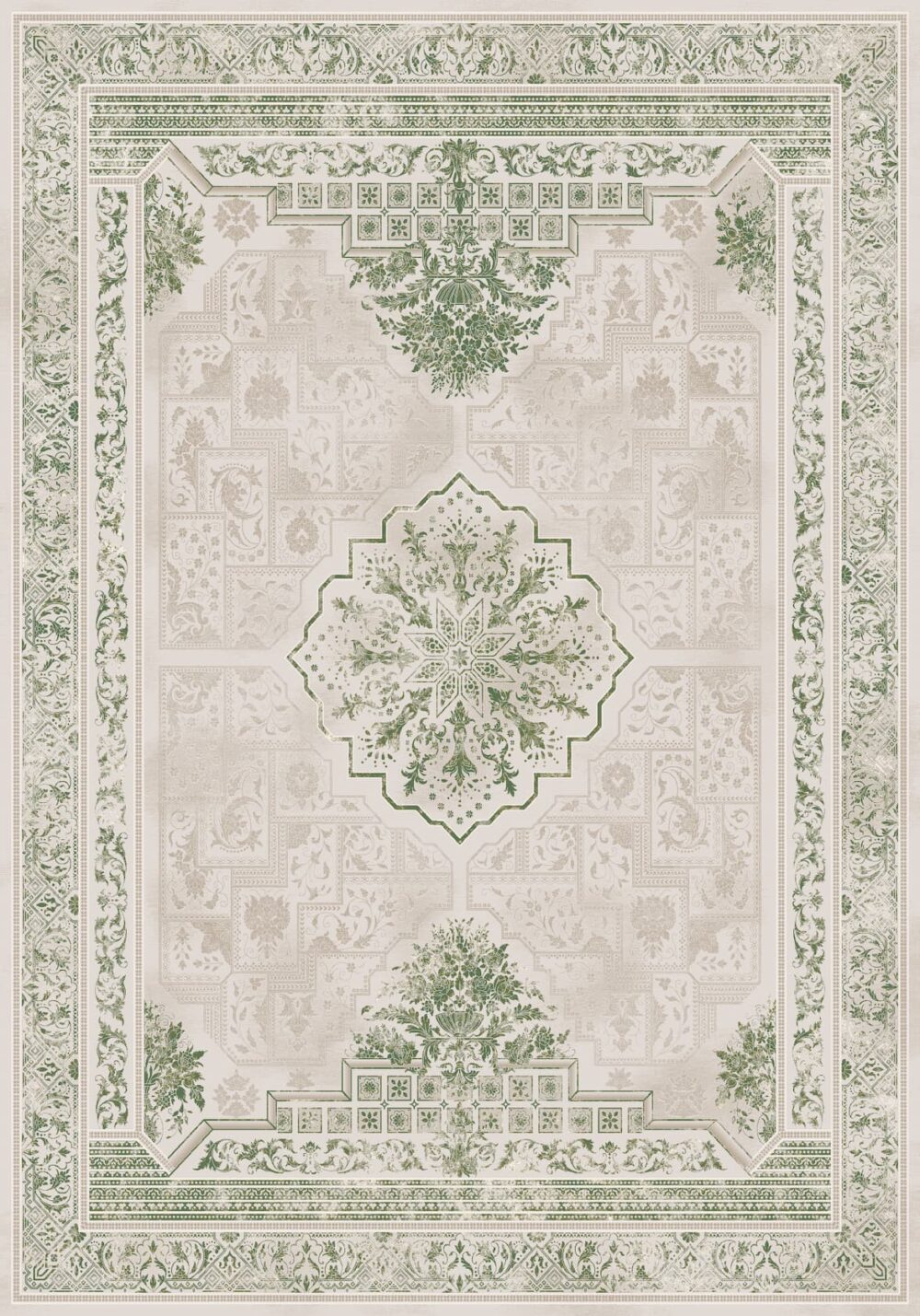 فرش 700 شانه میکروفلامنت برجسته کد 75063