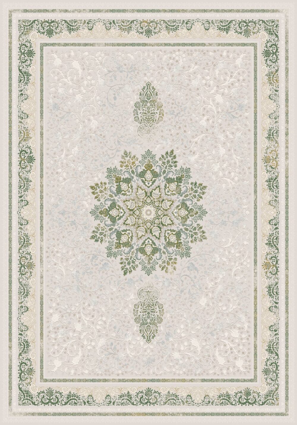 فرش 700 شانه میکروفلامنت برجسته کد 75064