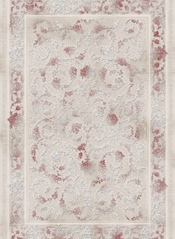 فرش 700 شانه میکروفلامنت برجسته کد 75016