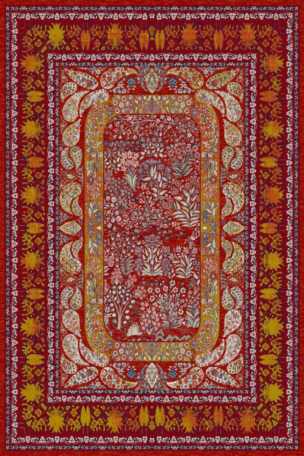 فرش 700 شانه میکروفلامنت برجسته کد 75020