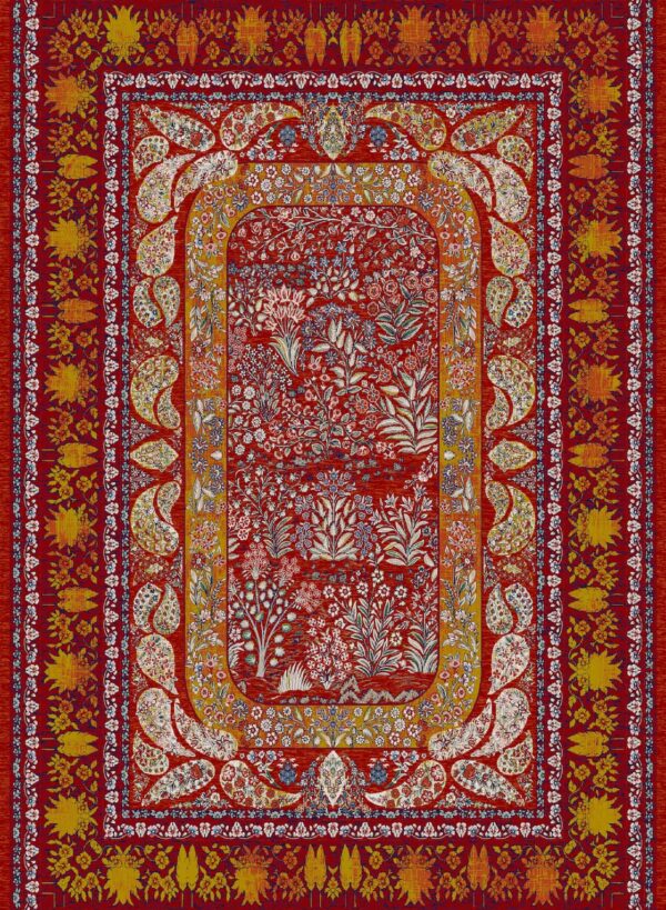 فرش 700 شانه میکروفلامنت برجسته کد 75020