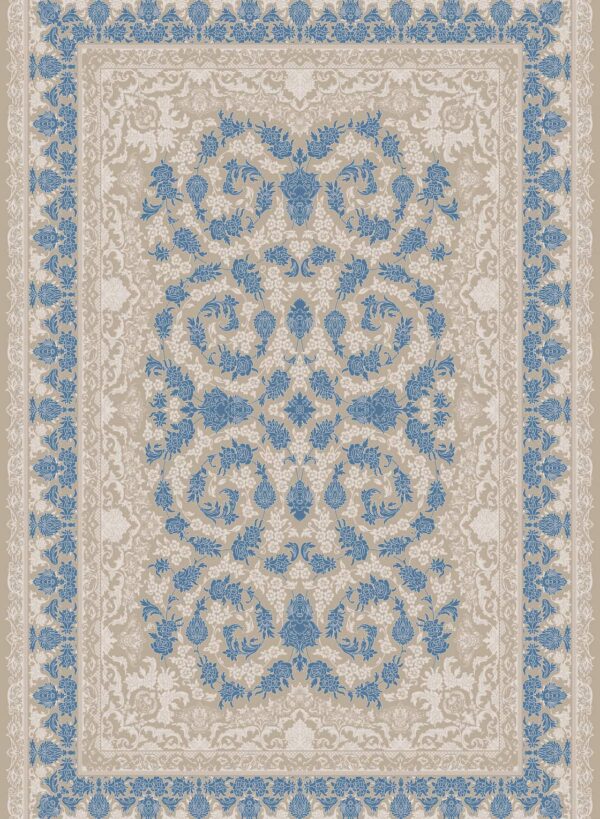 فرش 700 شانه میکروفلامنت برجسته کد 75024