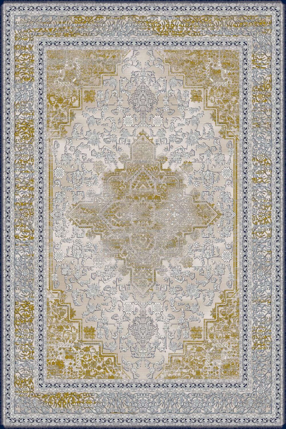 فرش 700 شانه میکروفلامنت برجسته کد 75025