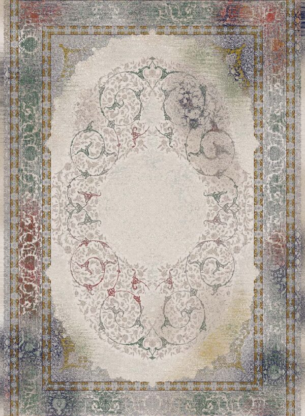 فرش 700 شانه میکروفلامنت برجسته کد 75027