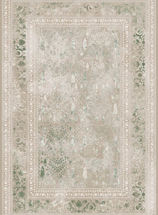 فرش 700 شانه میکروفلامنت برجسته کد 75028