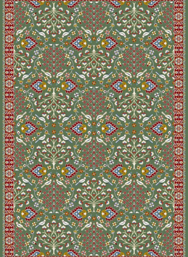 فرش 700 شانه میکروفلامنت برجسته کد 75030