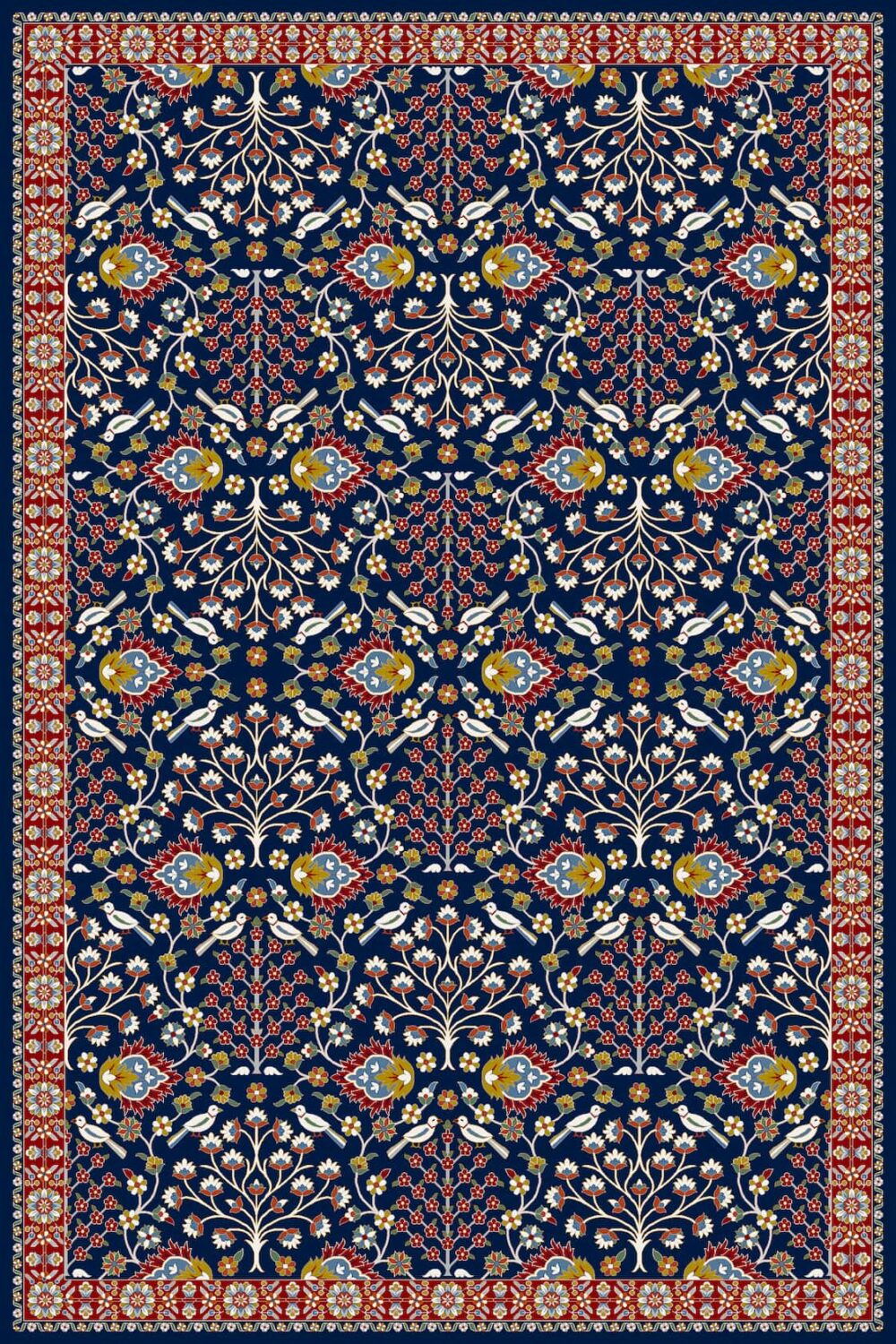 فرش 700 شانه میکروفلامنت برجسته کد 2-75030