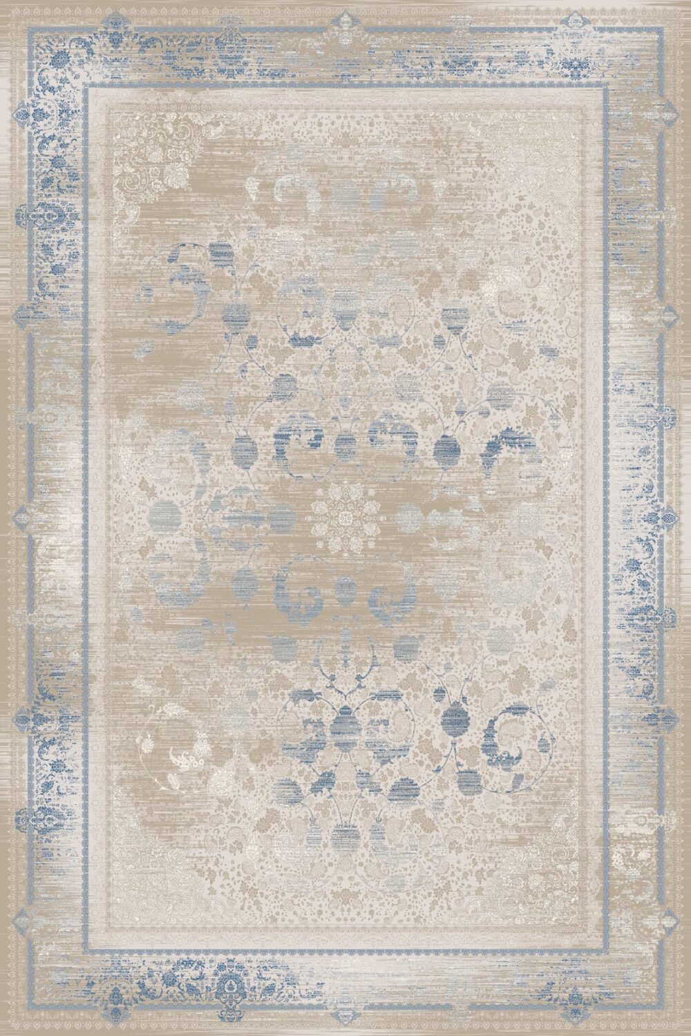 فرش 700 شانه میکروفلامنت برجسته کد 2-75036