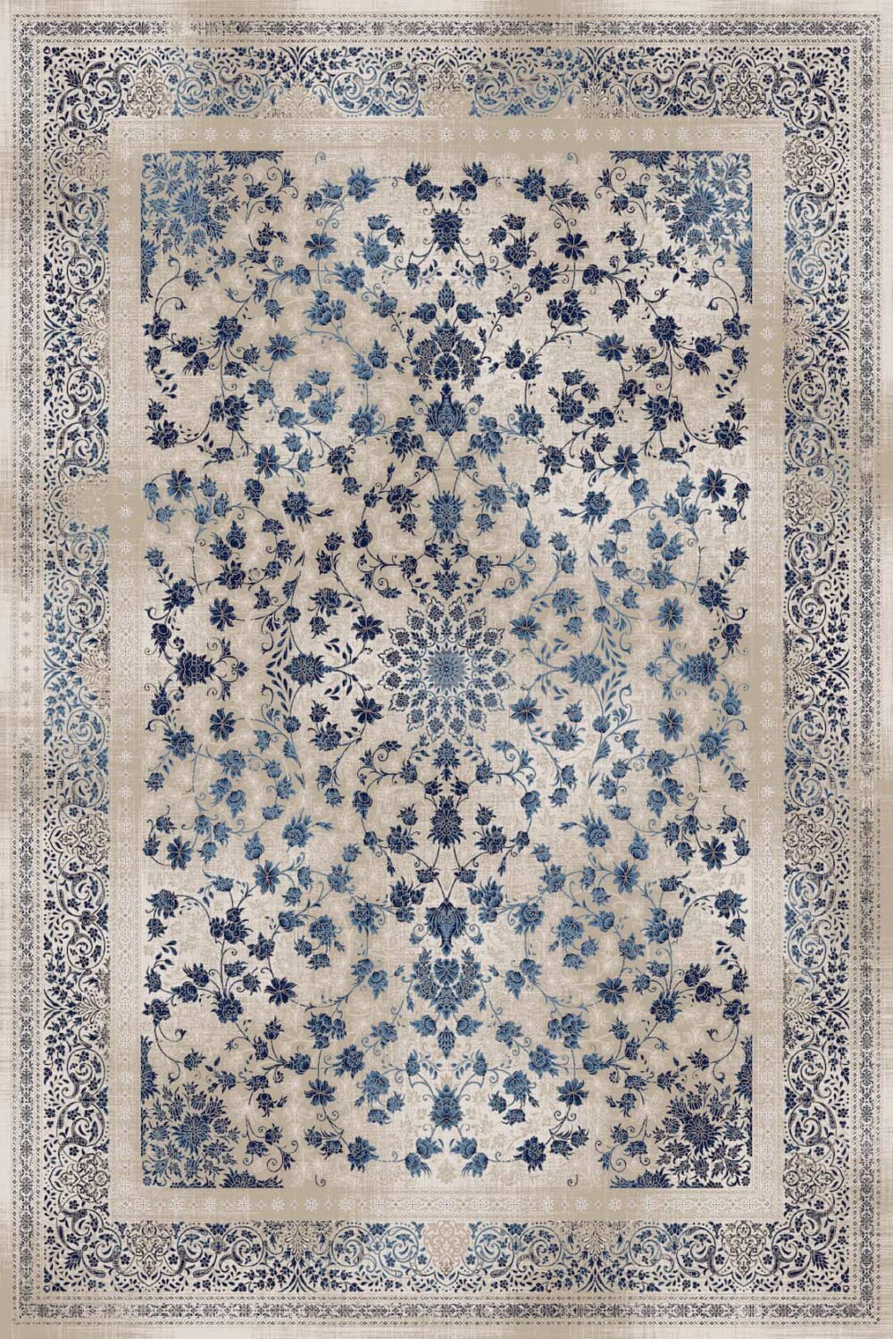 فرش 700 شانه میکروفلامنت برجسته کد 5-75038