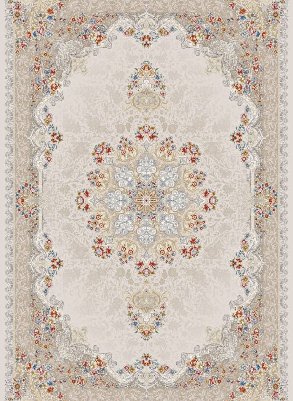 فرش 700 شانه میکروفلامنت برجسته کد 75041