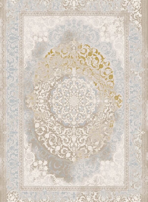 فرش 700 شانه میکروفلامنت برجسته کد 75044