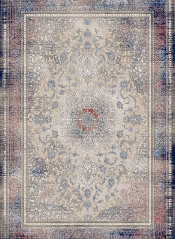 فرش 700 شانه میکروفلامنت برجسته کد 75046