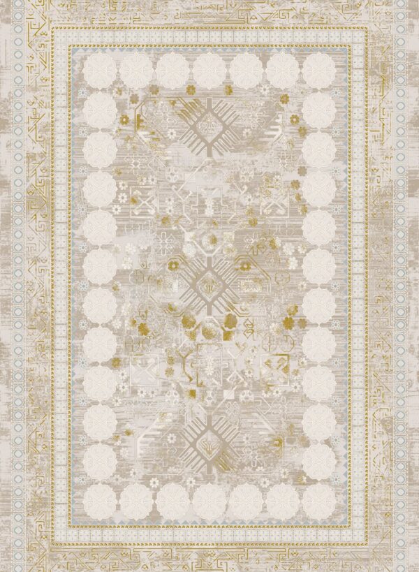 فرش 700 شانه میکروفلامنت برجسته کد 3-75068