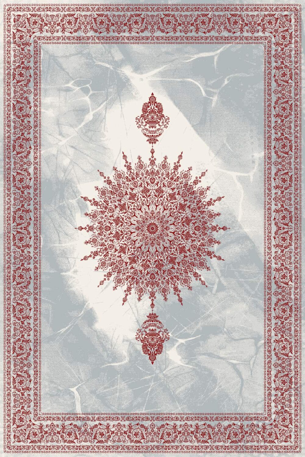 فرش 700 شانه میکروفلامنت برجسته کد 5-7506