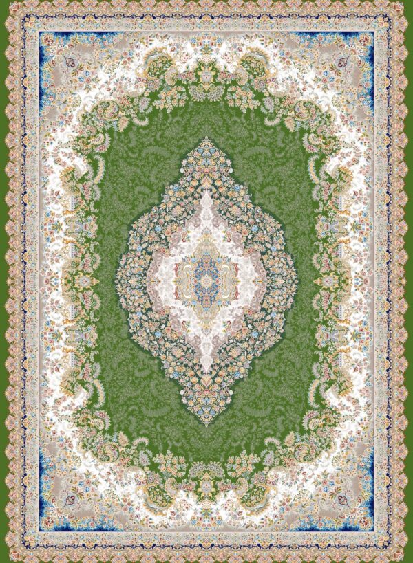 فرش 1200 شانه 9M_F_1200023_SABZ