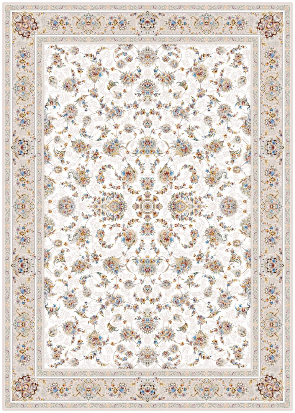 F_1200024_Kerem فرش کرمی 1200 شانه