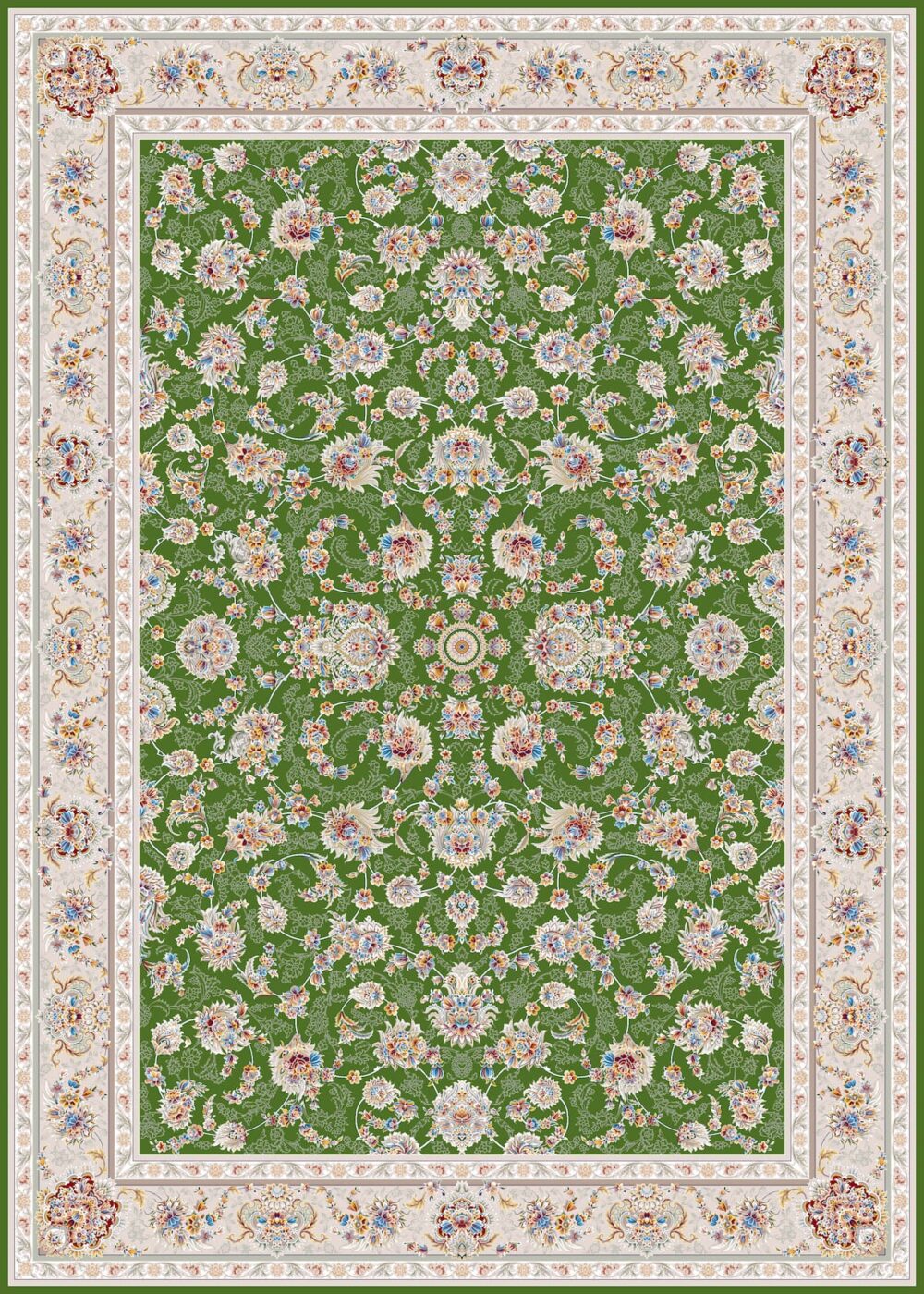 فرش 1200 شانه F_1200024_SABZ