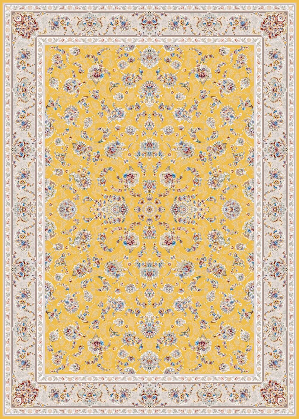 فرش 1200 شانه شاهکار کد 9M_F_1200024_TALAEE