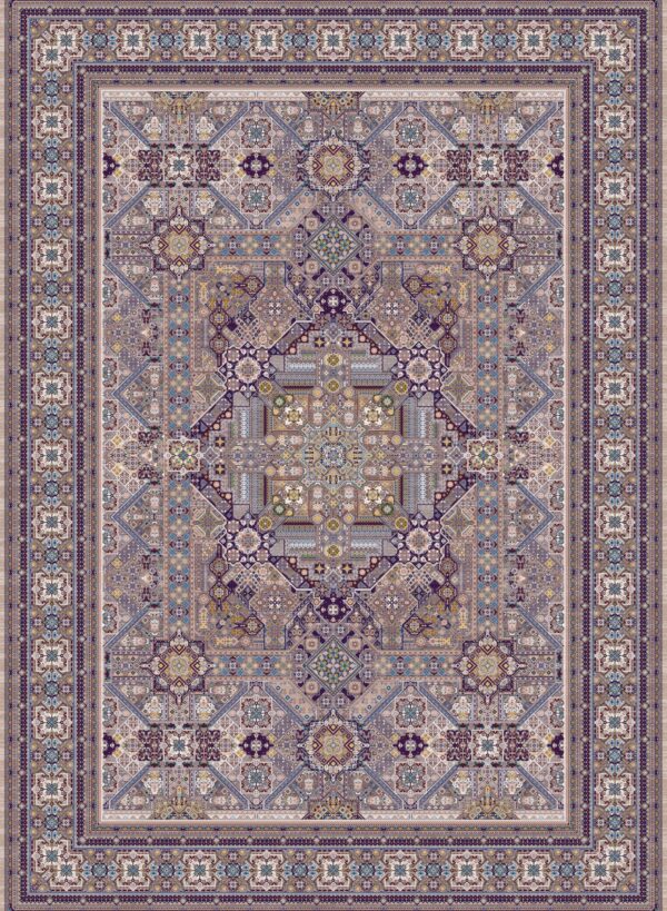 9M_F_1200027_BEIGE فرش1200شانه بژ