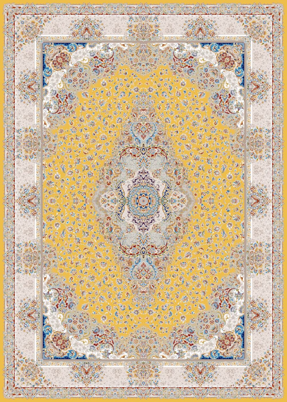 9M_F_1200030_YELLOW فرش 9M_F_1200030_YELLOW فرش1200شانه طلایی
