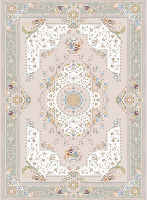 9M_F_1200041_BEIGE فرش1200شانه بژ