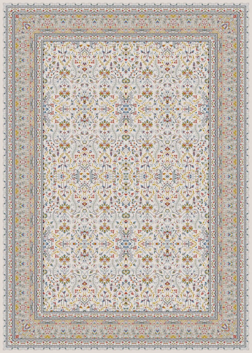 فرش 700 شانه میکروفلامنت برجسته کد 2-T750106