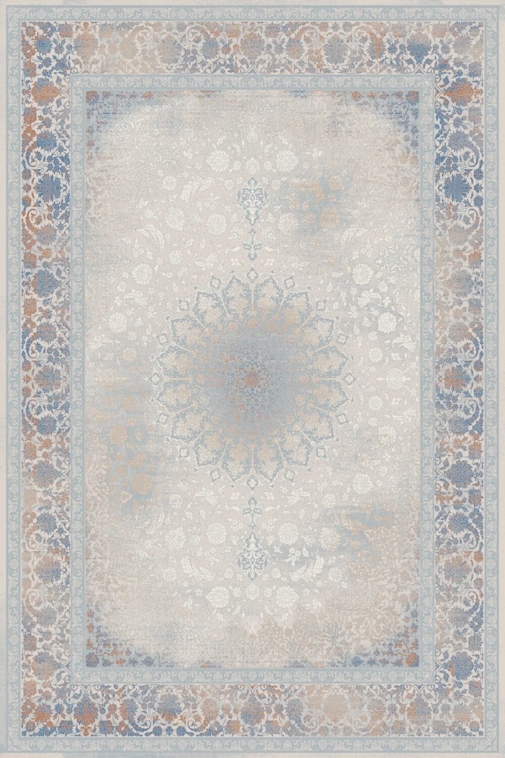 فرش 700 شانه میکرواکریلیک برجسته کد 80014