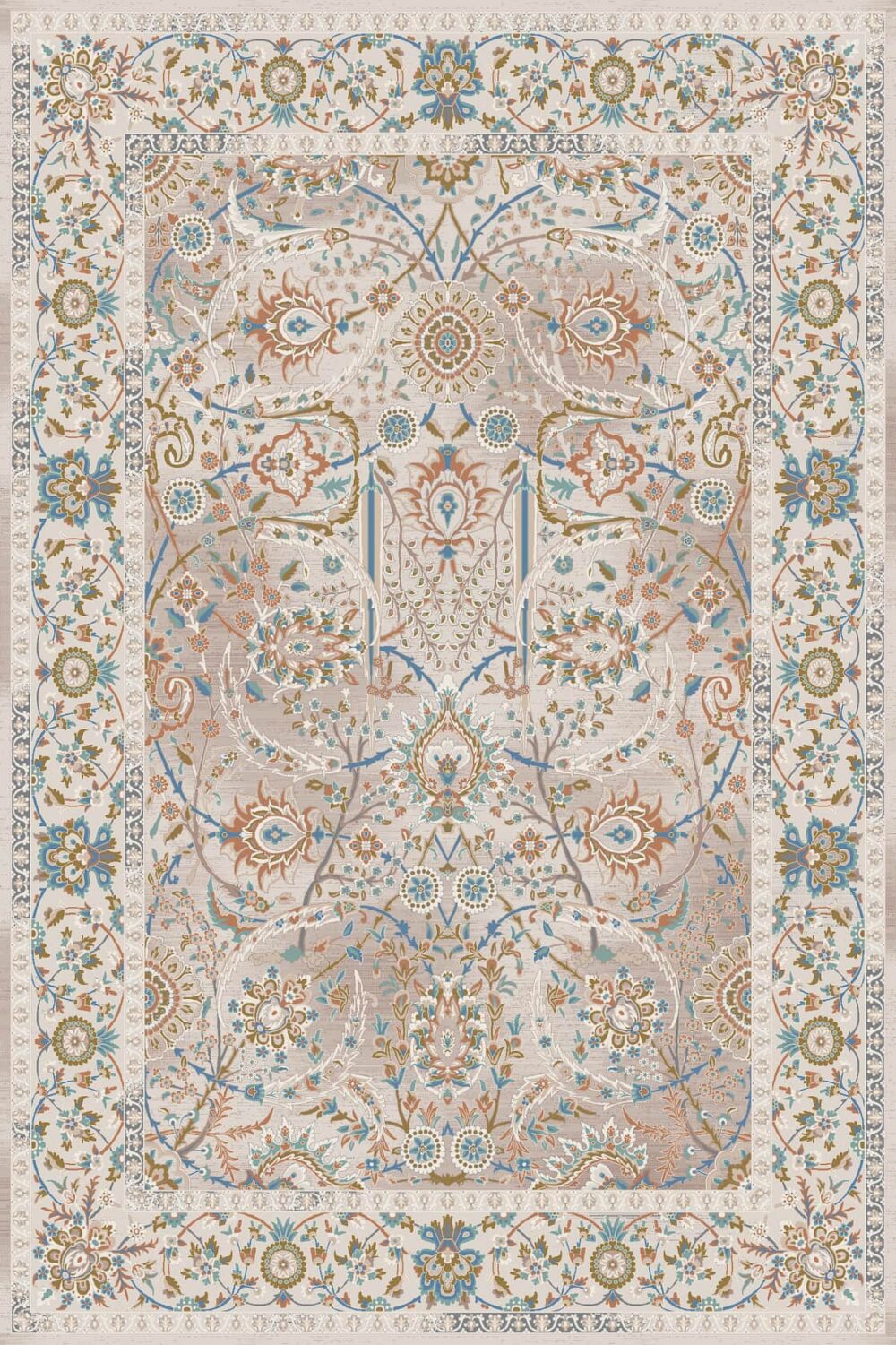 فرش 700 شانه میکرواکریلیک برجسته کد 80031