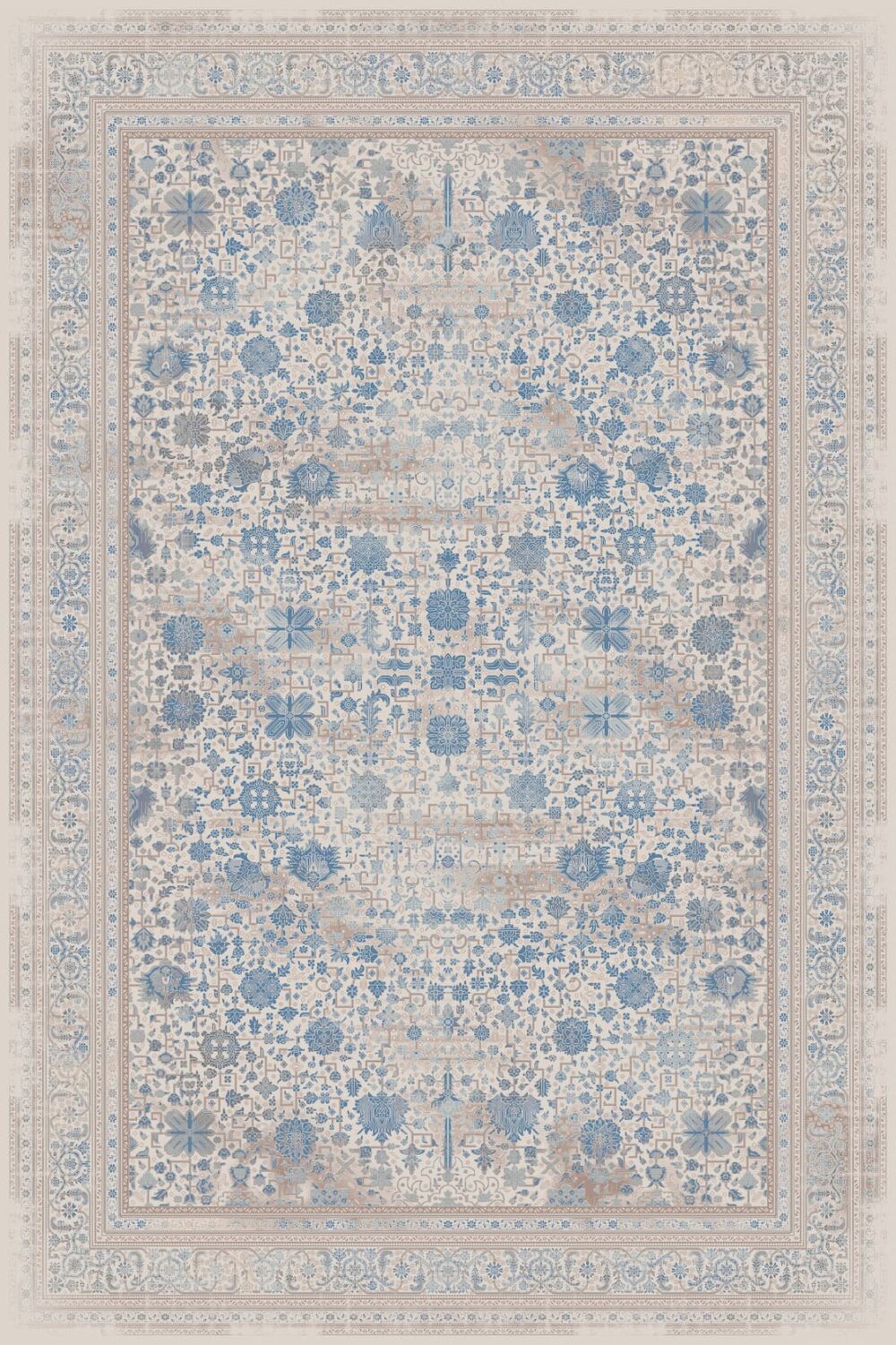 فرش 700 شانه میکرواکریلیک برجسته کد 8006