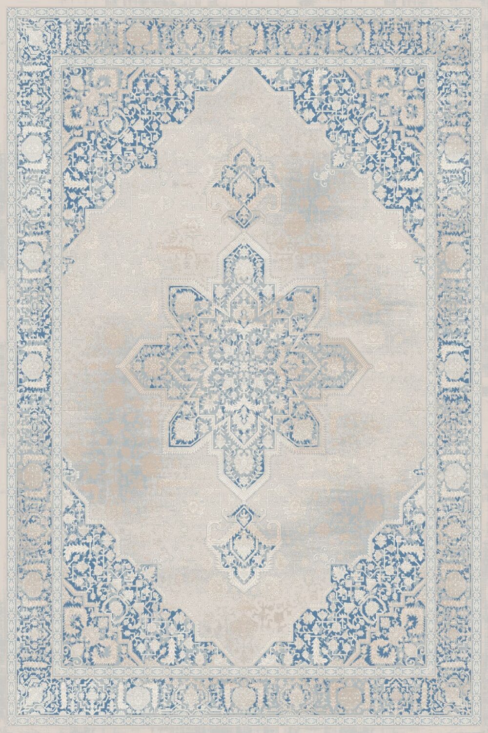 فرش 700 شانه میکرواکریلیک برجسته کد 8009