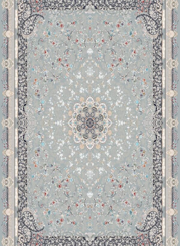 فرش 700 شانه اکریلیک برجسته طرح مهین N