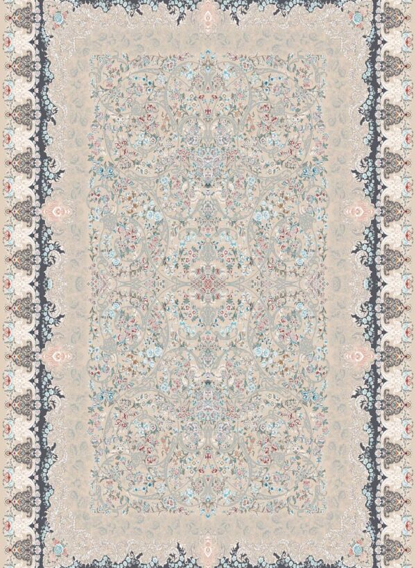 فرش 700 شانه اکریلیک برجسته طرح پارادایس B