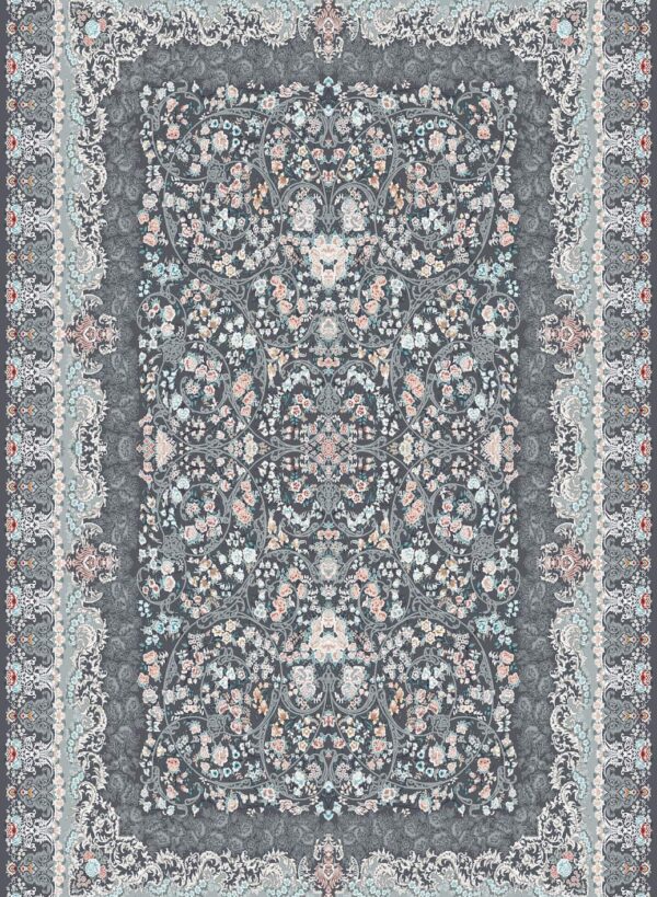 فرش 700 شانه اکریلیک برجسته طرح پارادایس F