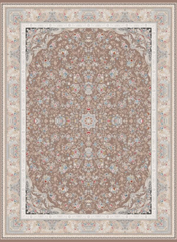 فرش 1200 شانه برجسته کد 120012-D بژ