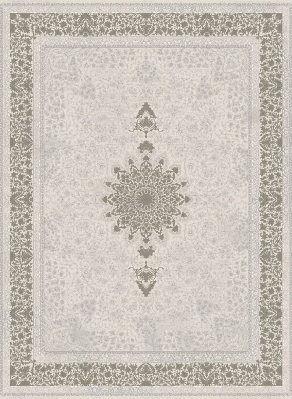 فرش 1200 شانه برجسته کد 120073 سبز