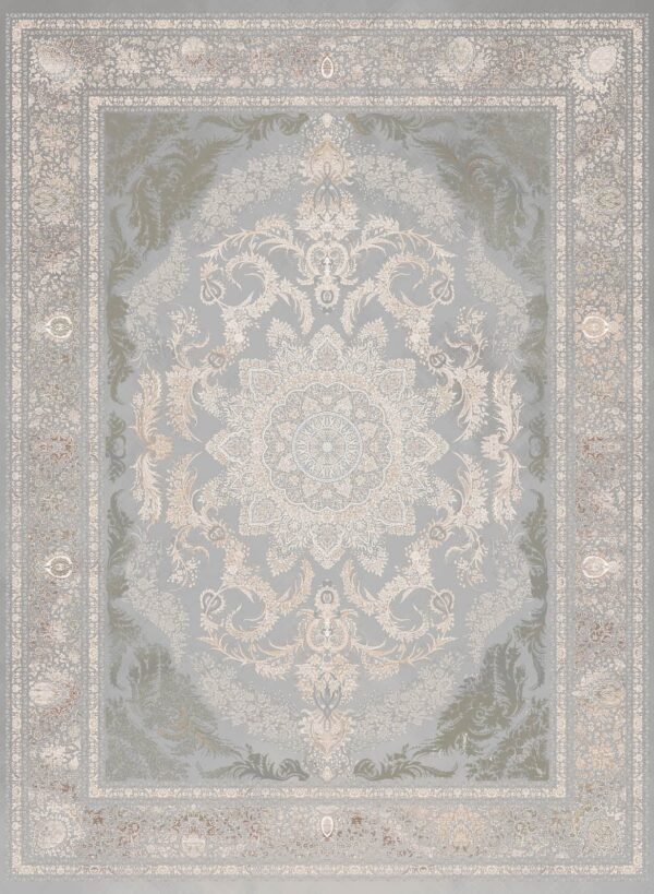 فرش 1200 شانه برجسته کد 120091 سبز