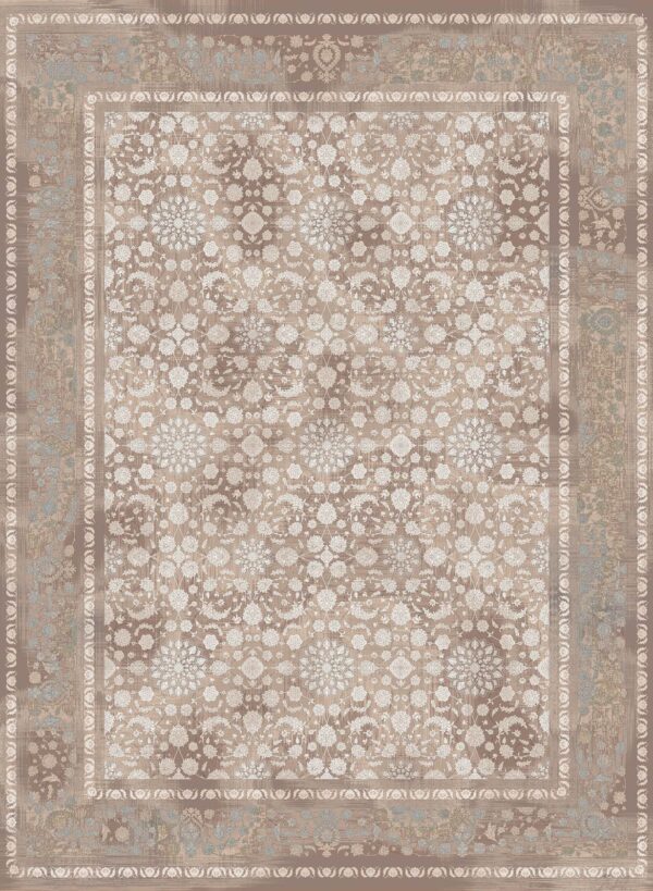 فرش 1200 شانه برجسته کد 120097 سبز