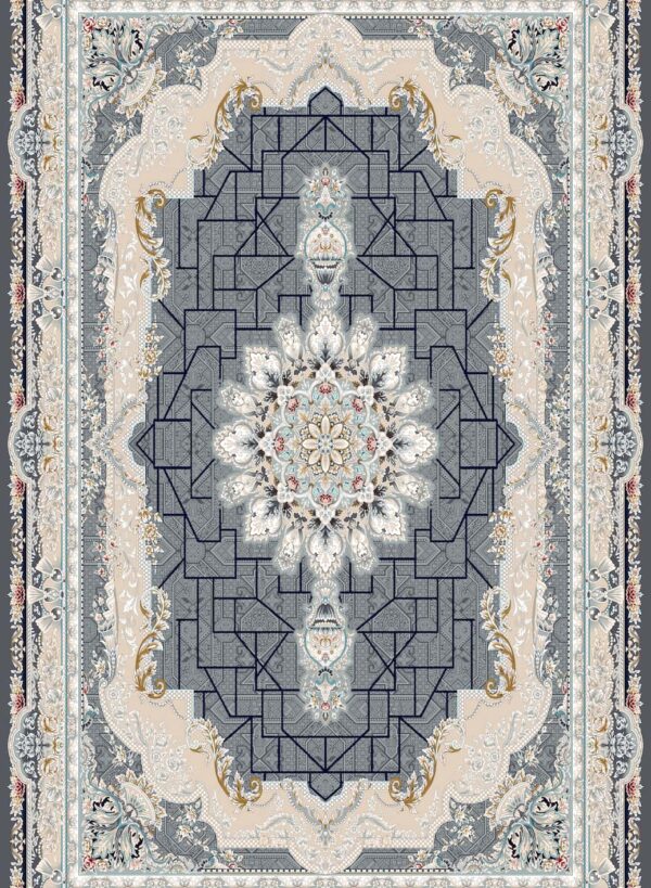 فرش 700 شانه اکریلیک برجسته طرح کیمیا F