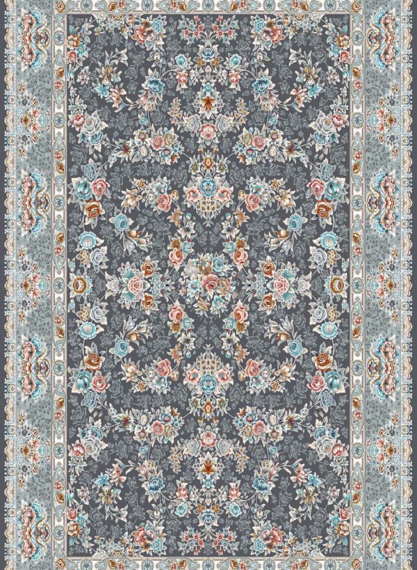 فرش 700 شانه اکریلیک برجسته طرح فریماه F