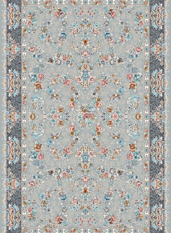 فرش 700 شانه اکریلیک برجسته طرح فریماه N